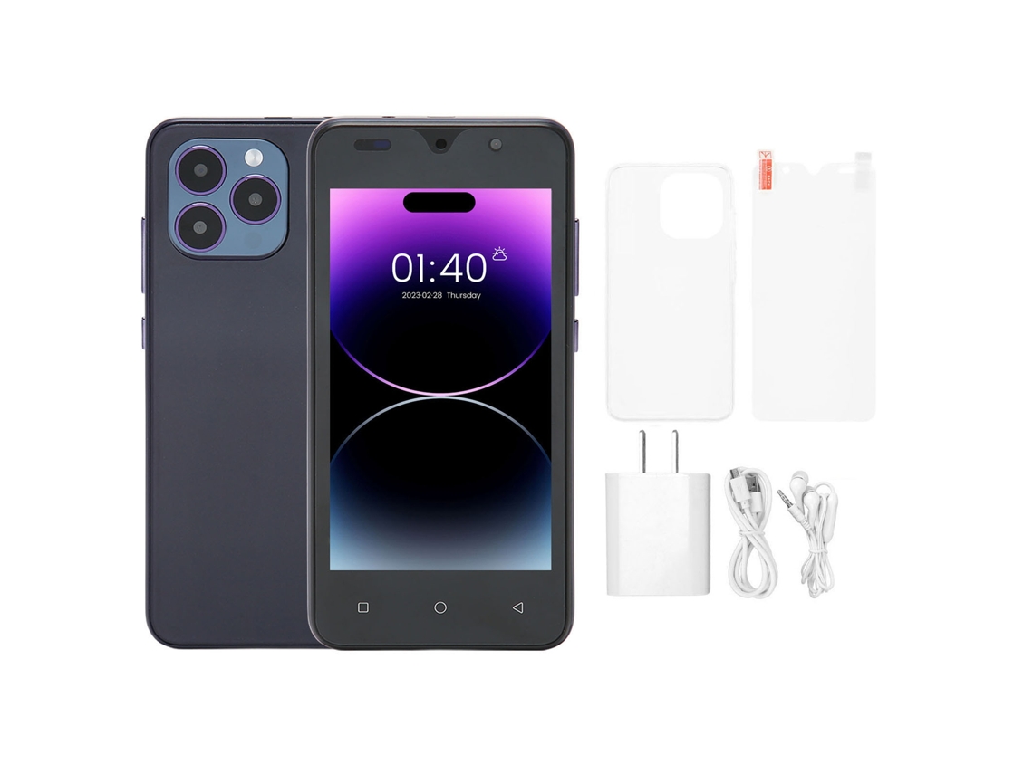 Smartphone Laxiscreed Com Tela De 5 Polegadas, Desbloqueio Facial E Design Ultrafino