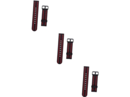 Conjunto De 3 Pulseiras Silicone Compatíveis Com Smartwatch