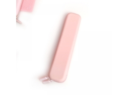 Estojo De Silicone Em Cores Macaron, Simples E Durável, Compacto Fácil Limpar, Perfeito Para Estudantes. Pequeno Resistente. Aquaforge