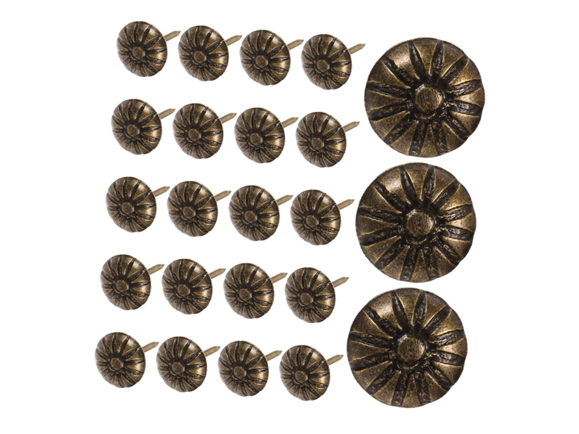 1000 Tachas Decorativas Para Estofamento De Sofá Com Cabeças Ferro Em