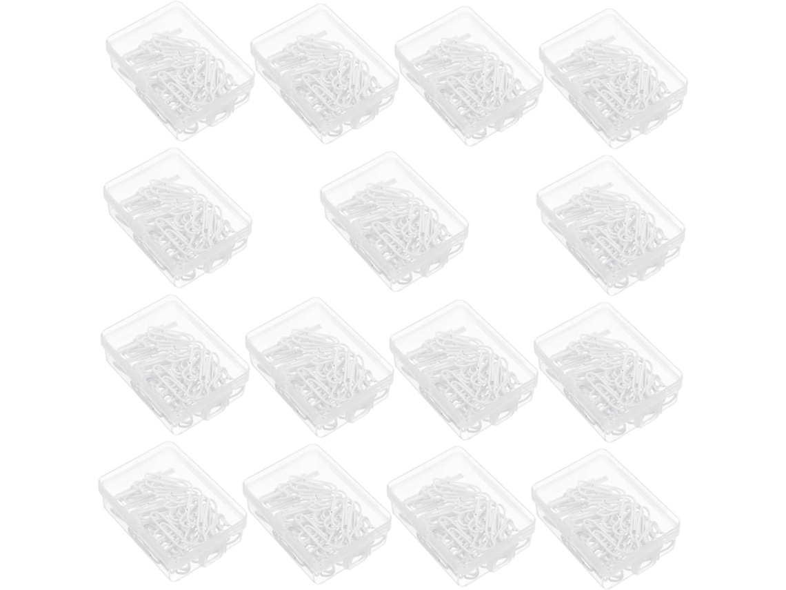 Clipes de papel Angooily, 750 unidades, seguros e versáteis para mesa, escola e organização.