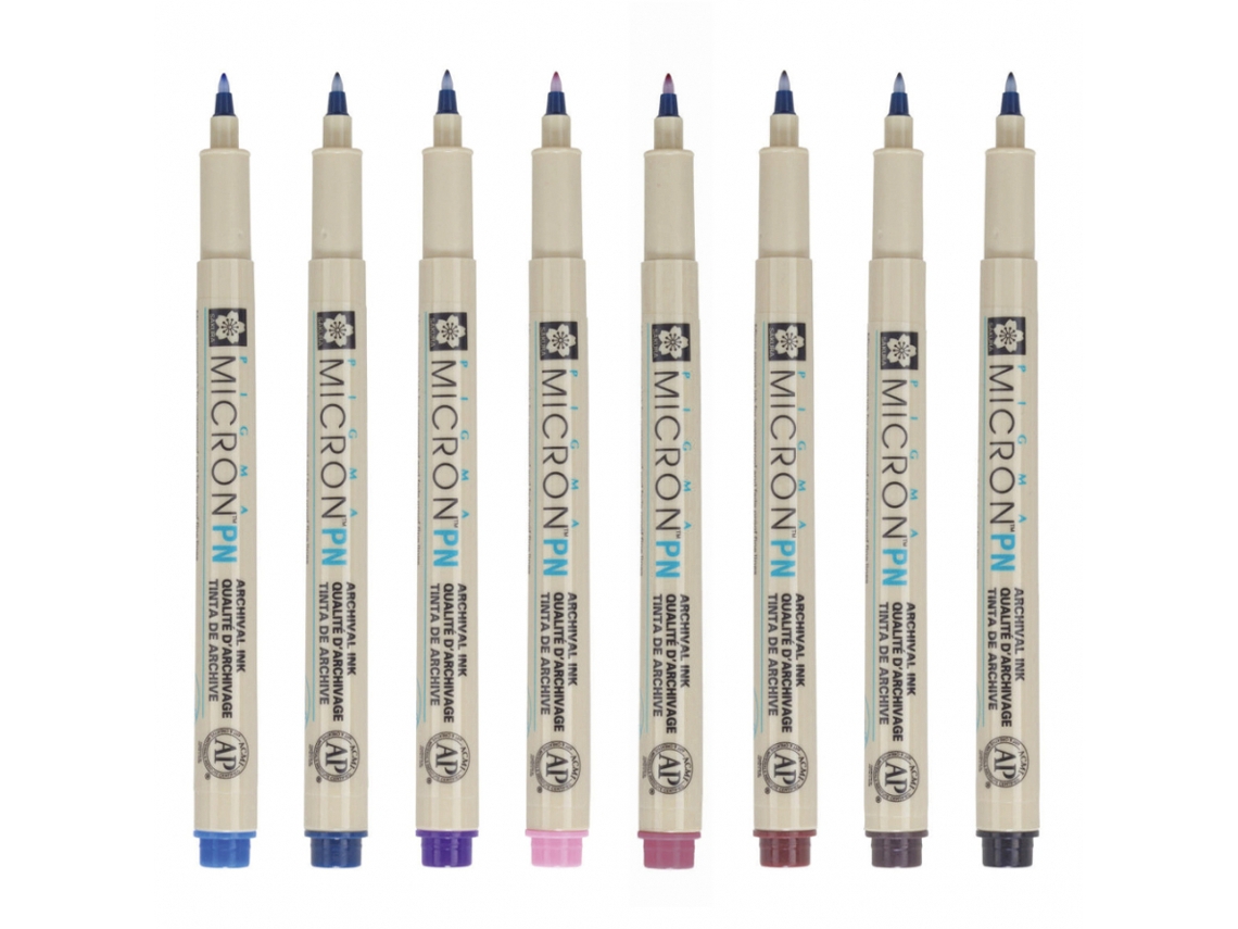 Marcador Pigma Micron SAKURA Ponta Plástico 0,4-0,5Mm Bordeaux