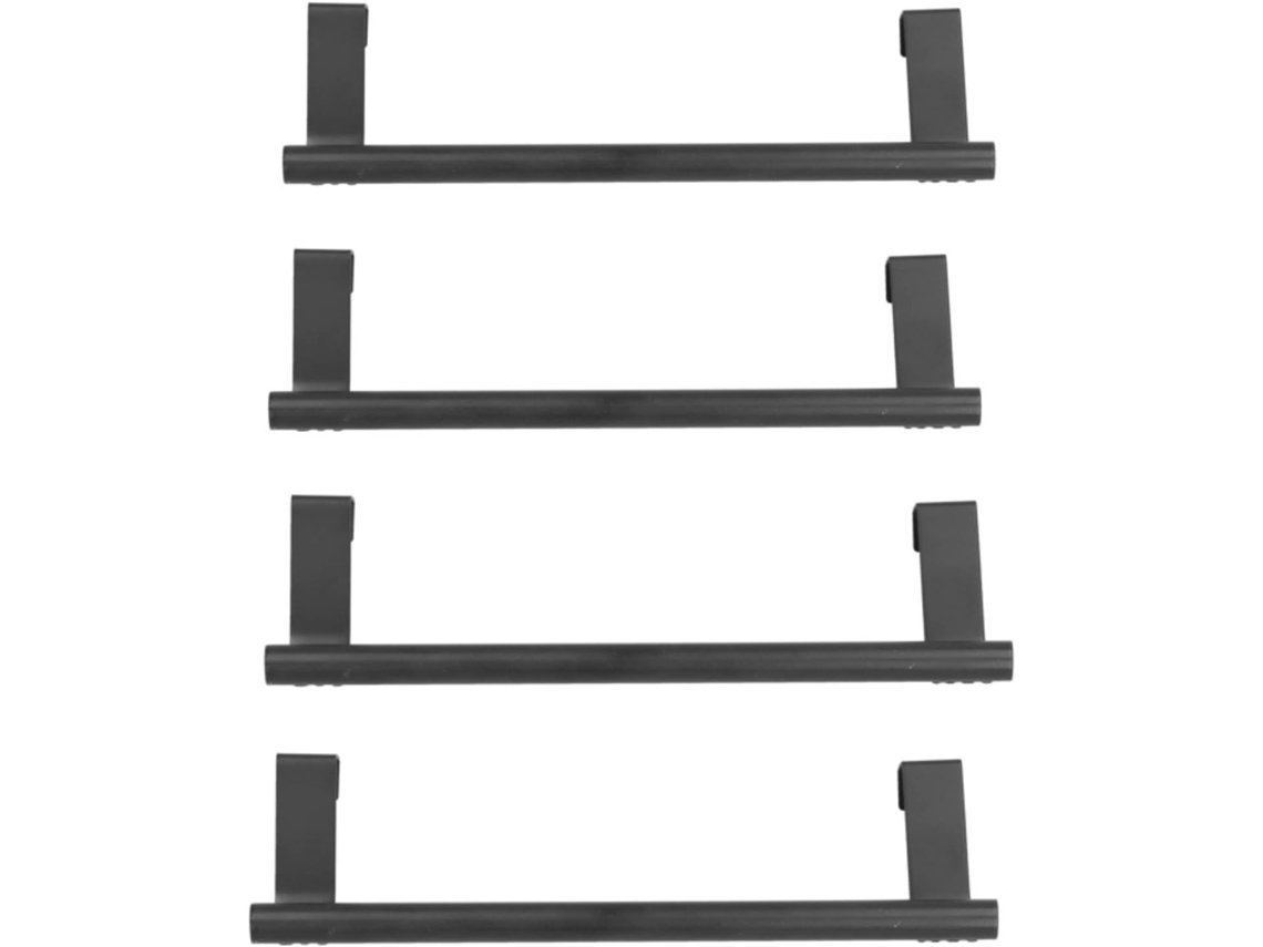 Suporte Para Toalhas De Porta Armário, Conjunto De 4 Peças, Barra Para Pendurar Toalhas Sobre O Armário, Suporte De
