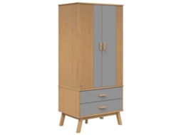 Conjunto 1 Wardrobe, Wardrobes Vidaxl Cinzeto Madeira De Pinho (n/a)