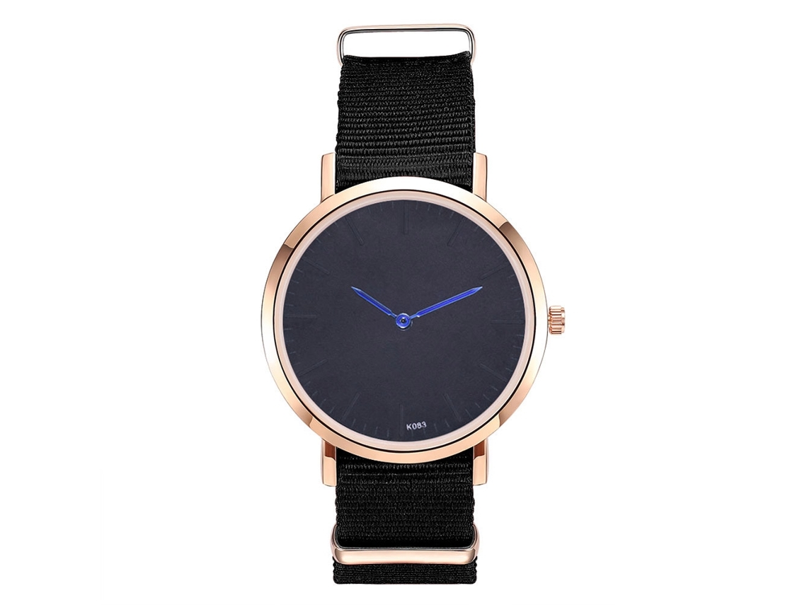 Reloj De Pulsera De Cuarzo Para Hombre Y Mujer De Tela Nylon Zhoulianfa Ocio