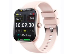 Smartwatch com monitoramento de frequência cardíaca, pressão arterial e temperatura, envio de notificações e medição de açúcar não invasiva Bestvite