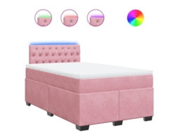 Box Spring Bed, Box Spring Beds Vidaxl Cor-de-rosa Veludo (120 X 200 Cm)