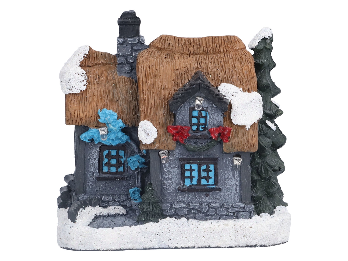 Casa de Natal Iluminada com Led, Estilo Vila Natalina, para Decoração de Ambientes Internos. CHABERLU