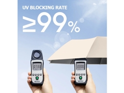 Bege Guarda-chuva 10 Varetas 106cm Totalmente Automático Cabo Removível Abertura Reversa Proteção Uv Faixa Refletora À Prova Vento Mosquetão Viagem