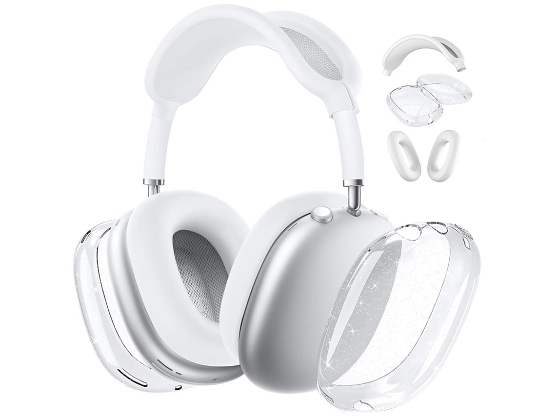Capa Protetora para Airpods Max CZHHMART em Tpu e Silicone Transparente