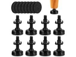 Conjunto de 8 Protetores de Silicone Antiderrapantes para Rodinhas Móveis, Camas e Outros Móveis