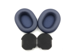 Almofadas para Sony Wh 1000xm5 CZHHMART com Almofadas de Espuma Azul (um Par)