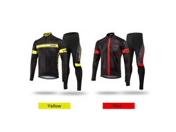 Conjunto De Roupa De Ciclismo Masculino Inverno Com Jaqueta Impermeável E Calças Com Preenchimento 3d