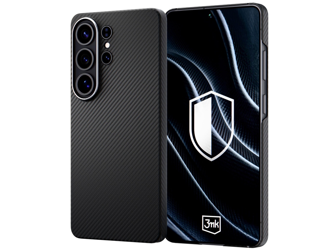 Capa Samsung Galaxy S26 Ultra 3mk Hardy Aramid Magcase Preto