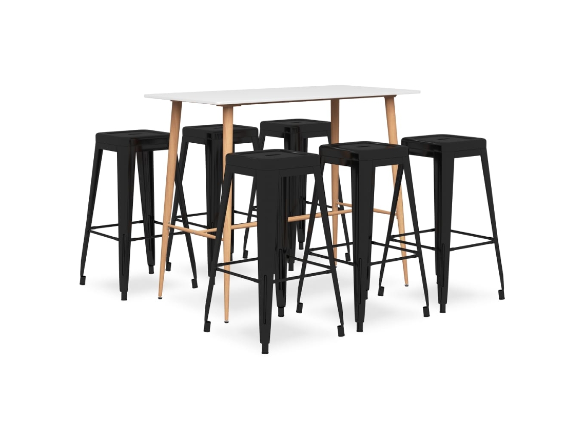 Bar Set, Bar Sets Vidaxl Branco Mdf