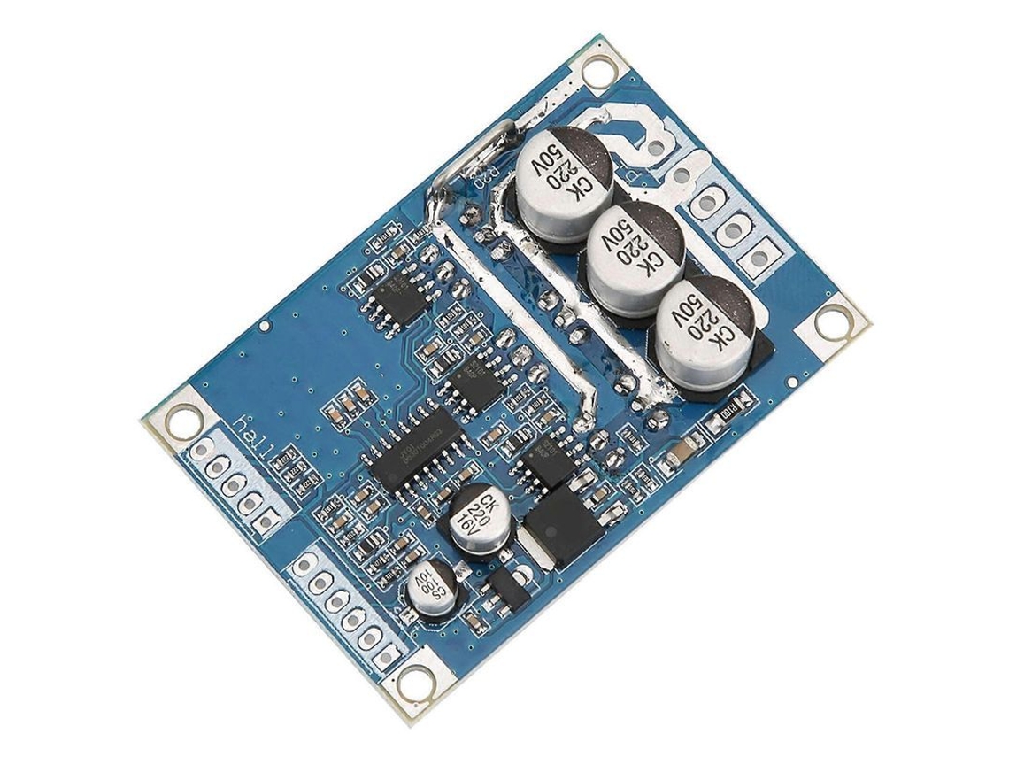 Controlador de Motor BLDC 12V-36V, 15A, 500W, com placa driver e Hall | S/MARCA