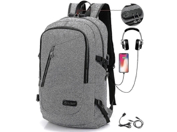 Mochilas De Estudante, Mochila Escolar Com Carregamento Usb, Mochila Para Computador Juvenil, Cinza Olysi Shop