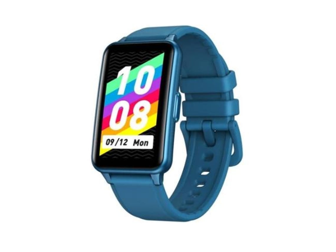 Relógio Inteligente Bluetooth 5.0 com Rastreador de Fitness de 1 57 Polegadas Detecção de Frequência Cardíaca Spo2 para Homens e Mulheres Azul