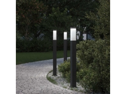Vidaxl Luminárias De Poste, 3 Unidades, 80 Cm, Pretas, Ip44