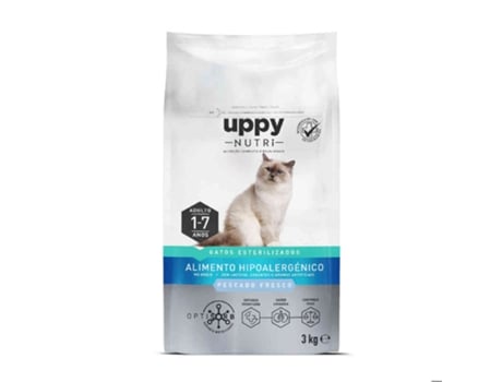 Ração para Gato Esterilizado Salmão UPPY NUTRI