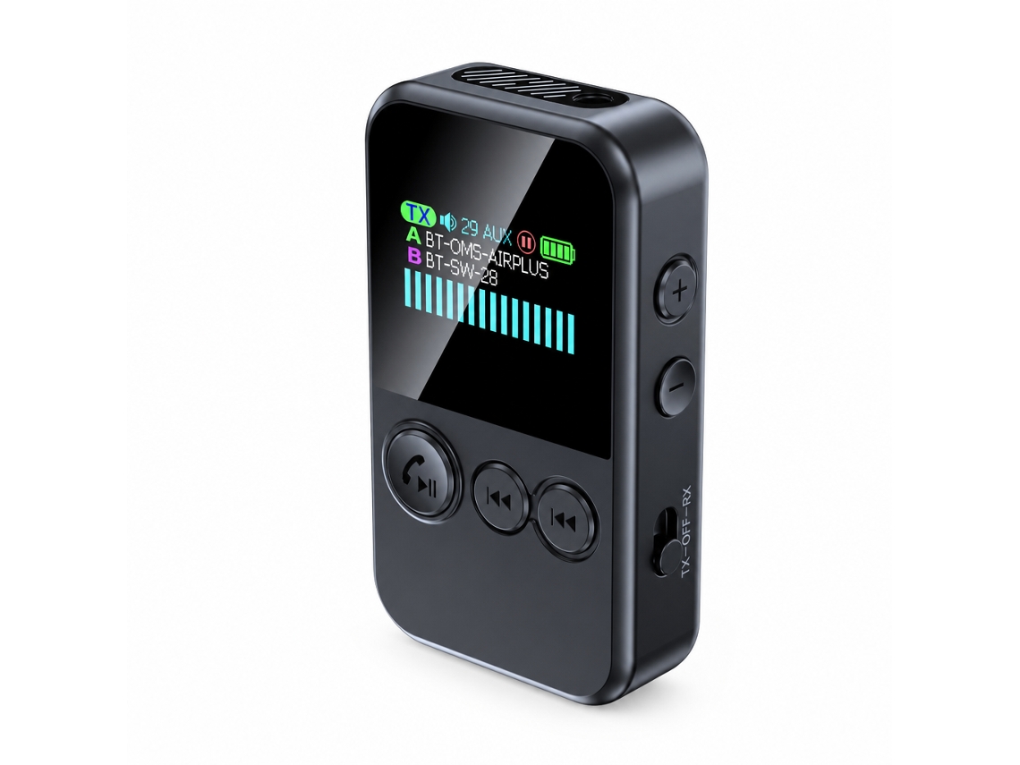 Leitor Mp3 Portátil Bluetooth 5.4 Com Ecrã A Cores, Cartão Tf, Transmissor/receptor Tx/rx E Ligação Dupla