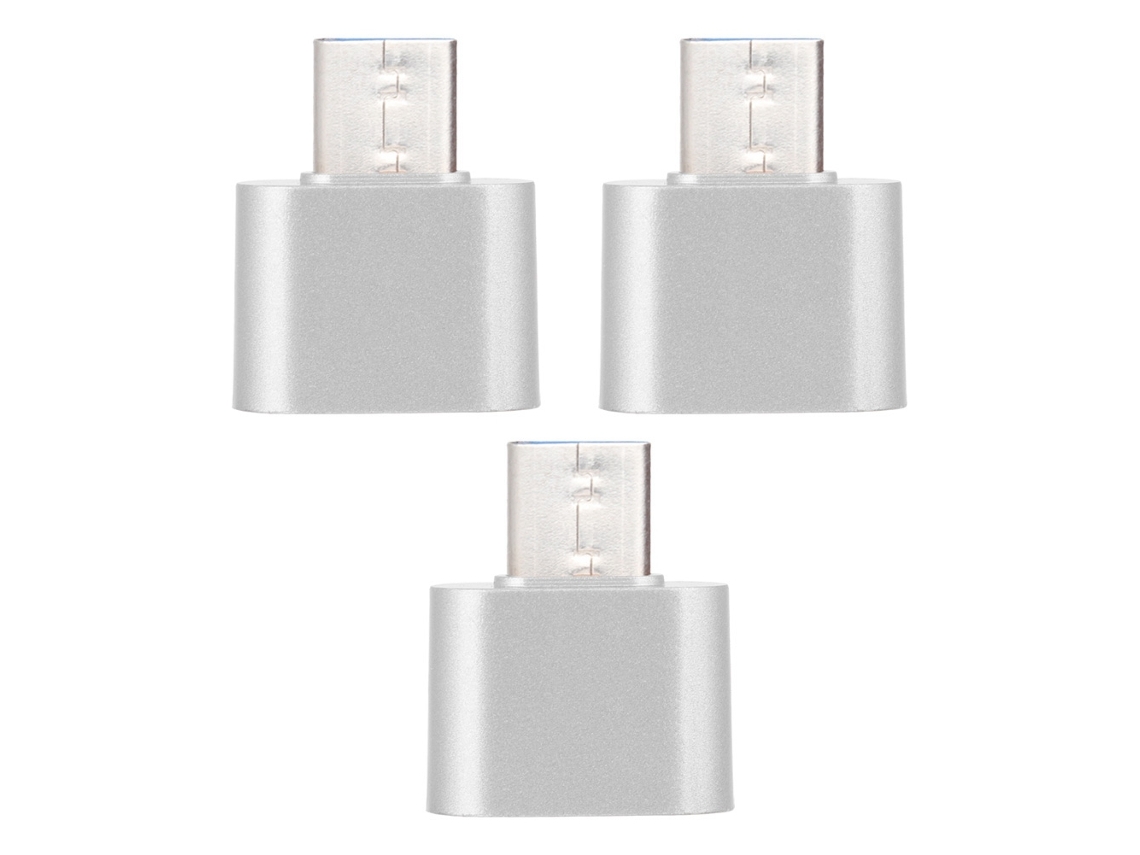 Adaptador USB 3.0 para Tipo C OTG, Dourado (Laptop, Mini)