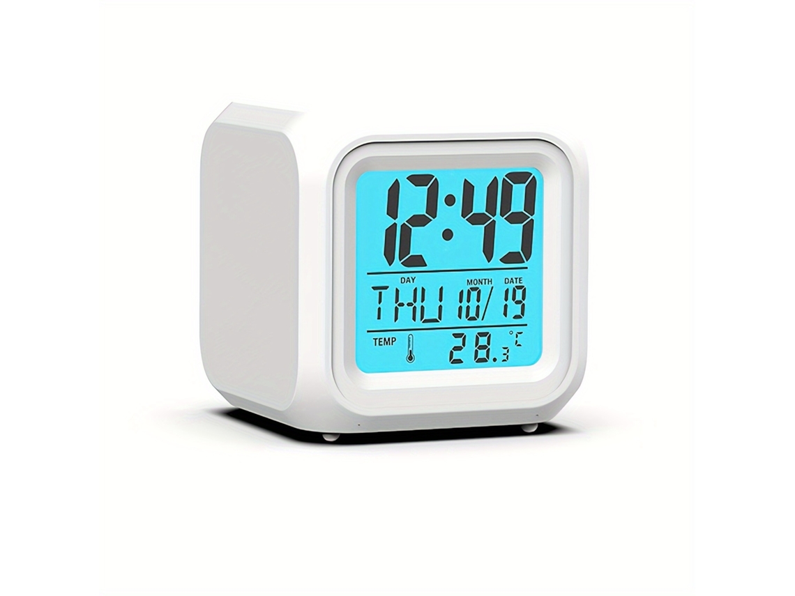 Projetor LED para despertador com tela abatível de 180° para quarto principal STELASPLEN