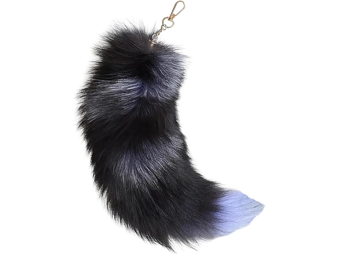 Cauda De Raposa Realista De 40 Cm, Cauda Peluda Artificial, Chaveiro
