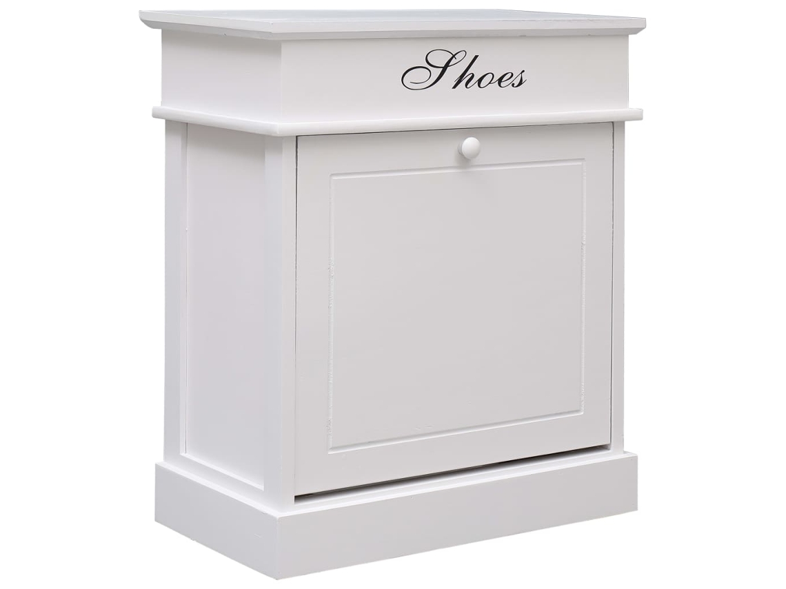 Shoe Cabinet, Shoe Cabinets Vidaxl Branco Madeira (n/a)