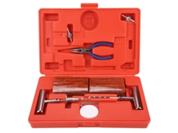 Kit De Reparação De Pneus 61 Peças Ferramentas Para Carros E Motos Com Caixa
