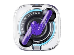 Auscultadores Tws Tf Sem TRANSFORMER Bluetooth Roxo
