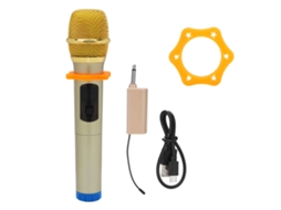Microfone Uhf Vhf Com Bobina Móvel Padrão Cardióide