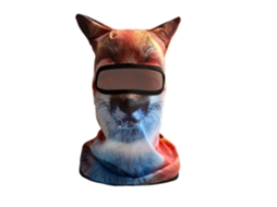 Máscara Protetora Solar Exterior CZHHMART Padrão Animal 3d, Divertida,estilo 7