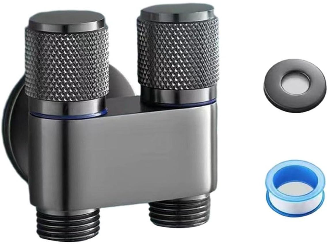G1/2 1 Válvula Angular De Controle Duplo, Entrada Com Dois Ângulos De Saída, Válvulas