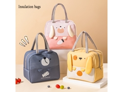 Bolsa Térmica Portátil Para Armazenamento, Bolsa Bento, Lancheira Azul Slowmoose