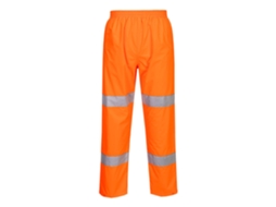 Calças De Alta Visibilidade Leves E Dobráveis | Trabalho Compacto Naranja / S