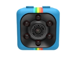 Câmera espiã, mini câmera oculta sem fio HD 1080P, câmera pequena portátil com detecção de movimento para segurança residencial, azul, Bestvite