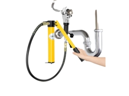 Ferramenta De Crimpagem Hidráulica, 9 Matrizes Intercambiáveis, Alta Capacidade De Compressão, Amarelo