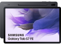 Tablet SAMSUNG Galaxy Tab S7 FE (Outlet Grade A -12.4'' - 64 GB - 4 GB RAM - Wi-Fi - Preto)