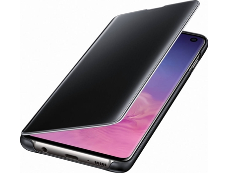 Capa SAMSUNG Galaxy S10 Clear View Preto | Worten.pt