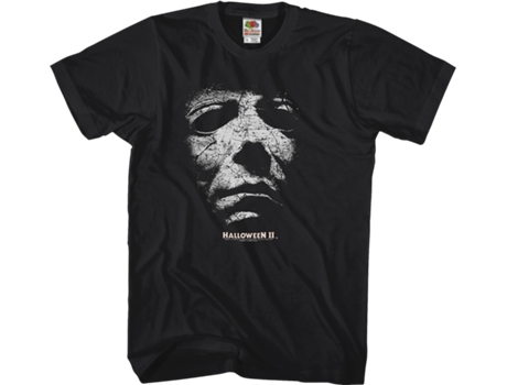 T-Shirt Unissexo DEEPSTONE Distressed Michael Myers Halloween Ii Preto M