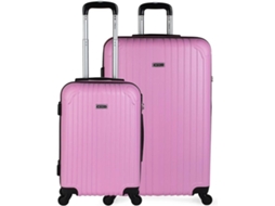 Conjunto de Malas de Viagem ITACA T71517 ABS Rosa