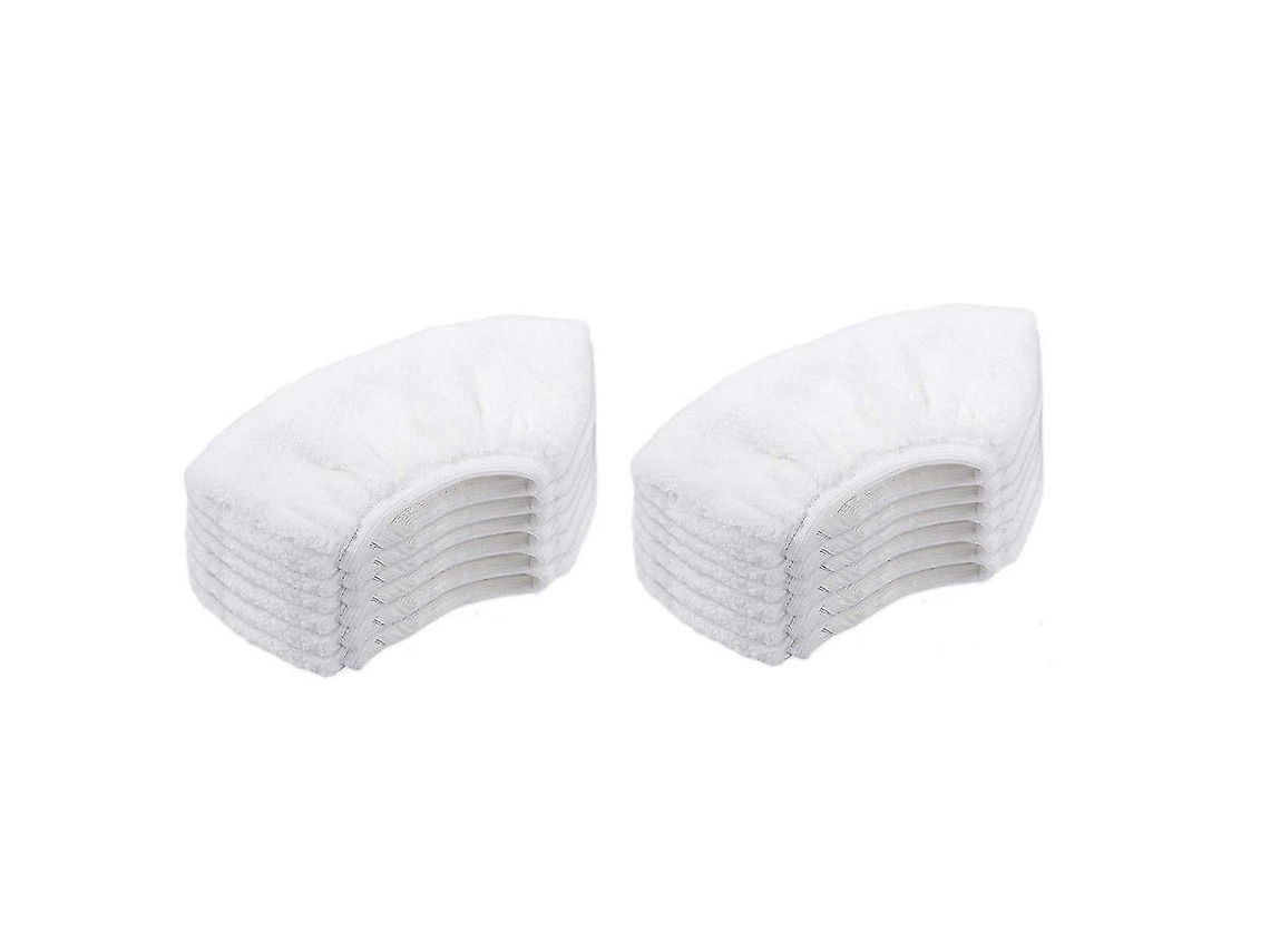 Conjunto de 12 Capas Pano Limpeza para Esfregão a Vapor Karcher Easyfix Sc1 Sc2 Sc3 Sc4 Sc5 Sv7 BRILVIBERA