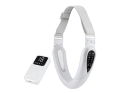 (branco) Faixa Firmadora E Lifting Em Formato De V, 5 Modos, Massageador Facial Com Efeito Lifting, Inclui Controle Remoto, Para Cuidados Com A Pele.