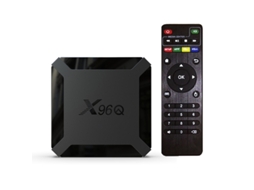 Android Tv Box X96q 2 Gb De Ram, 16 Gb De Rom Com Wifi 2.4g Usb Ultra Hd 4k Ikikso (preto)