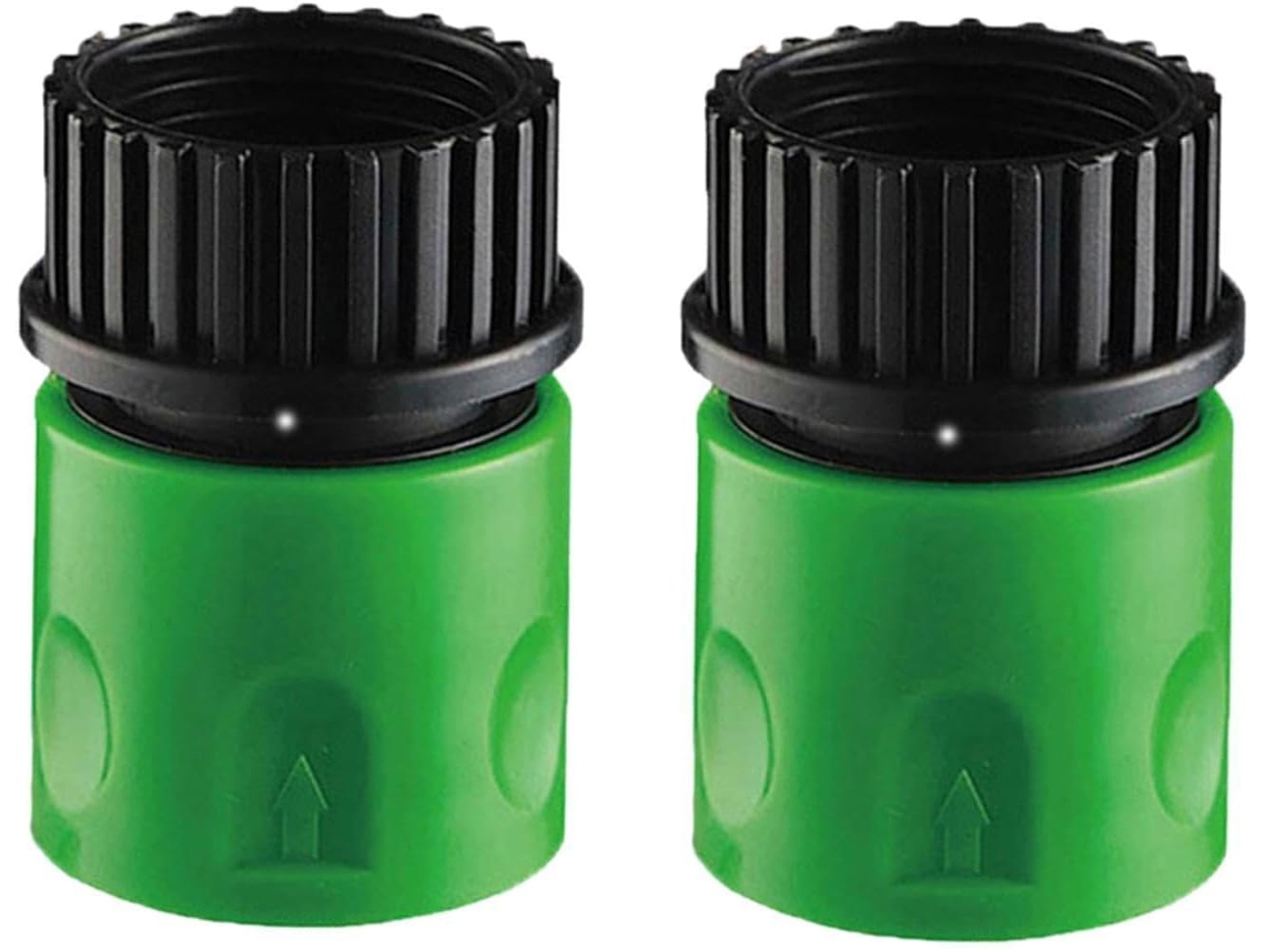Conector De Mangueira Jardim 2 Peças Com Encaixe Roscado