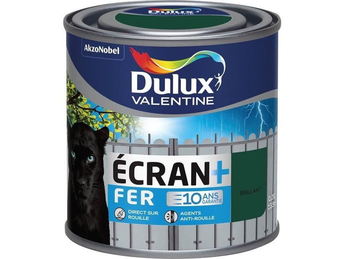 Pintura Ferro Brilhante Ecrã 250 Ml Verde Basco Dulux Valentine