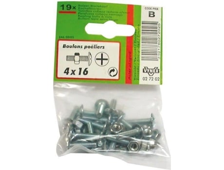 Parafuso Do Fogão Aço Zincado 5x25 Mm Vynex
