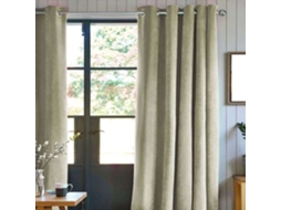 Cortina Toque Veludo Bege Claro 140x250