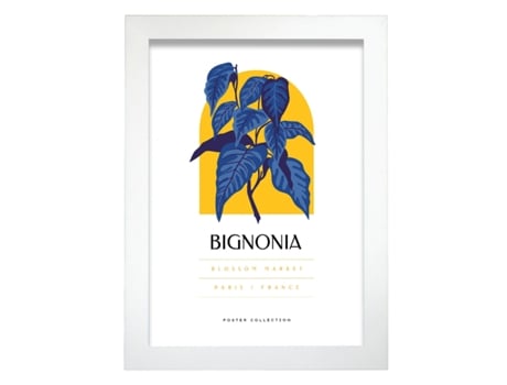 Póster Artemante NACNIC Pop. Mercado de flores de ilustrações artísticas modernas de Bignonia para decoração de interiores.